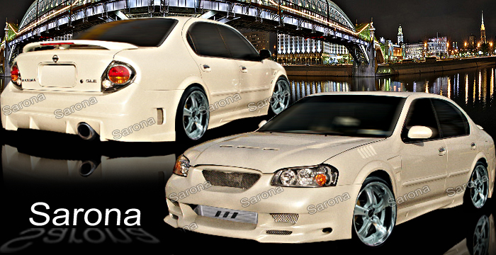 Custom 00-02 Maxima Kit # 101-22  Sedan Body Kit (2000 - 2003) - $1290.00 (Manufacturer Sarona, Part #NS-004-KT)